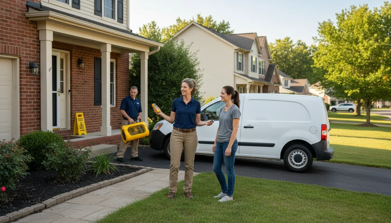 Water restoration image for Flood Water Cleanup, Removal And Restoration Services in Warren, NJ